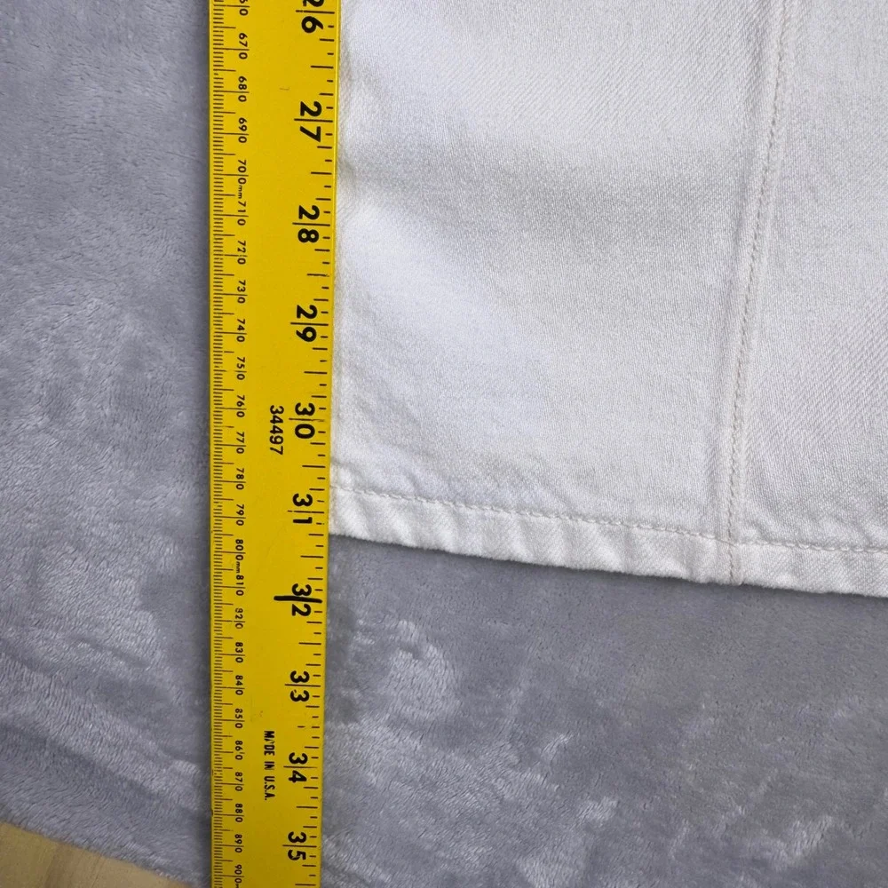 Gap Womens Wide Baggy‎ Low Rise Cargo Pants Off White Size 29/8 NEW